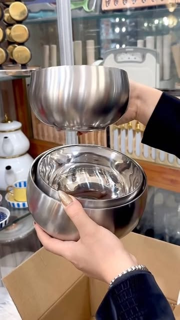 کاسه استیل دوجداره