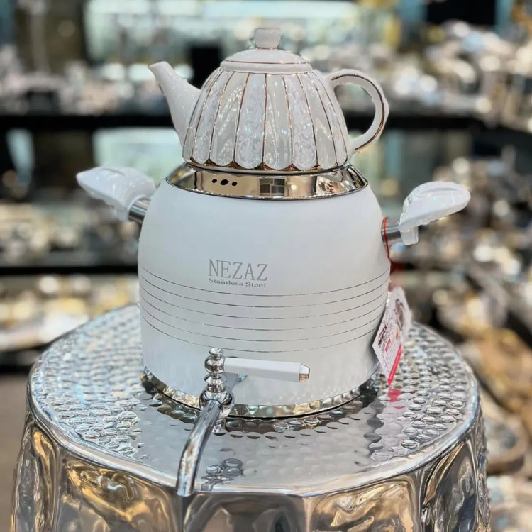 کتری قوری شیردار NEZAZ