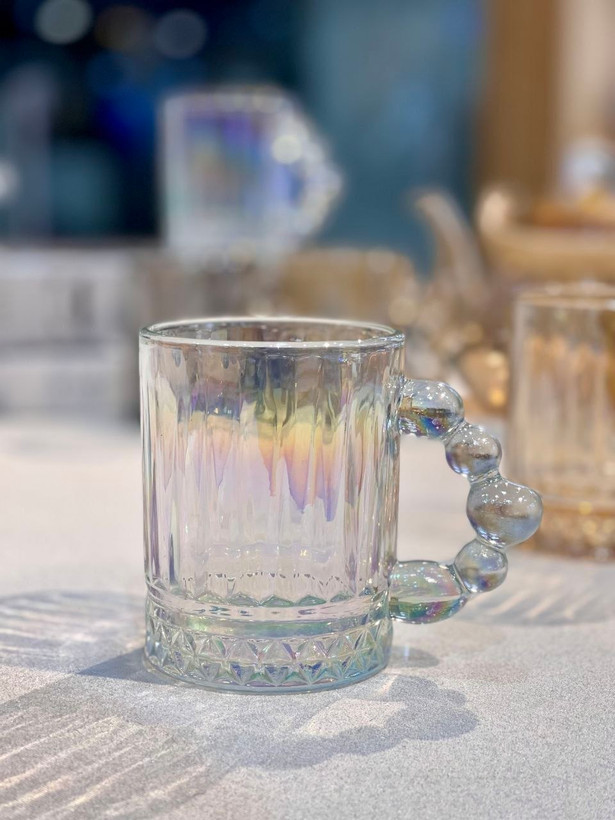 فنجان دسته مرواریدی