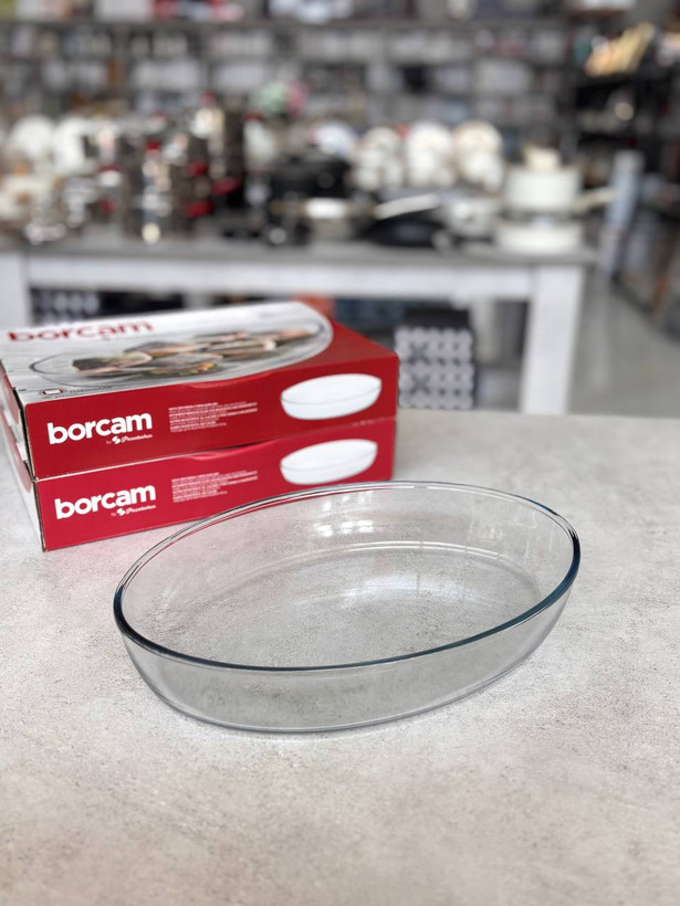 تابه پیرکس گرد و بیضی borcam