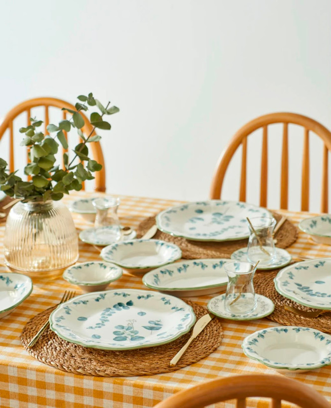 صبحانهخوری ۲۶پارچه Ocaliptus | Stoneware طرح اکالیپتوس