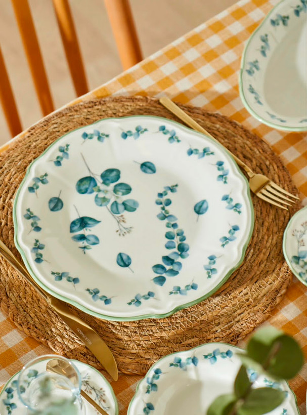 صبحانهخوری ۲۶پارچه Ocaliptus | Stoneware طرح اکالیپتوس