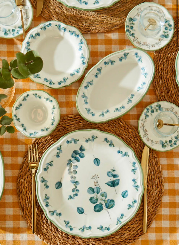 صبحانهخوری ۲۶پارچه Ocaliptus | Stoneware طرح اکالیپتوس