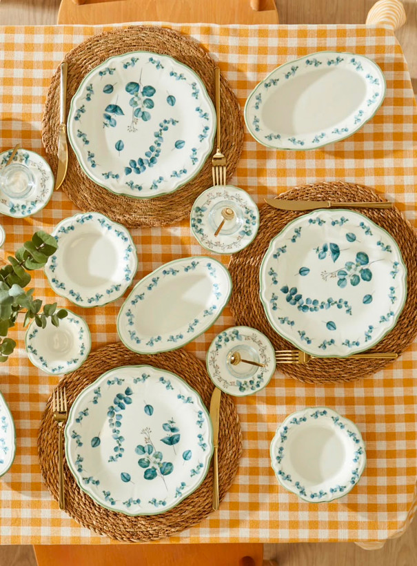 صبحانهخوری ۲۶پارچه Ocaliptus | Stoneware طرح اکالیپتوس